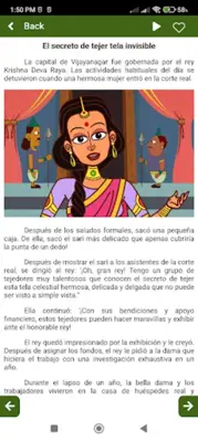 Spanish kids story with audio android App screenshot 1