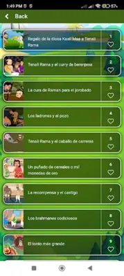 Spanish kids story with audio android App screenshot 4