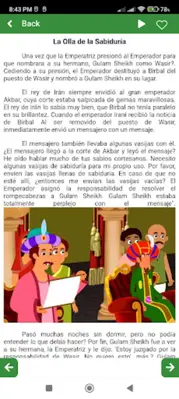 Spanish kids story with audio android App screenshot 6