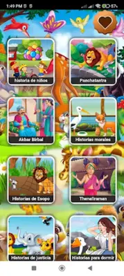 Spanish kids story with audio android App screenshot 7